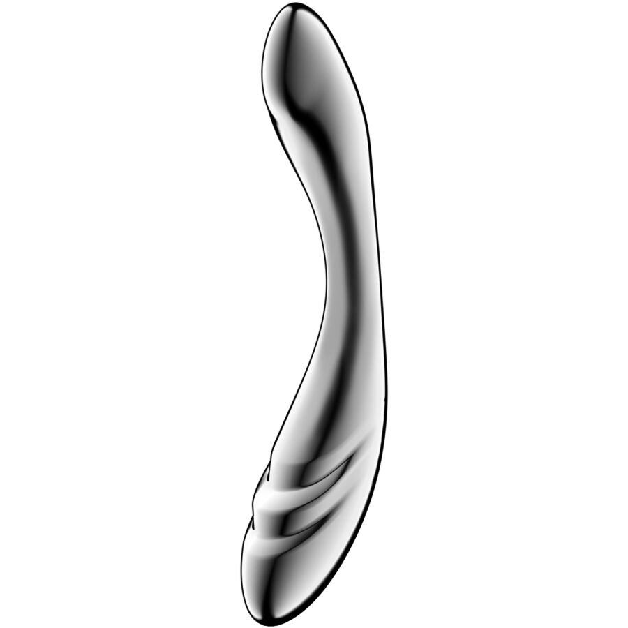 SATISFYER - PURE GRAVITY 3 DILDO ACERO INOXIDABLE DOBLE USO - Dildos Punto G - El Arte del Placer
