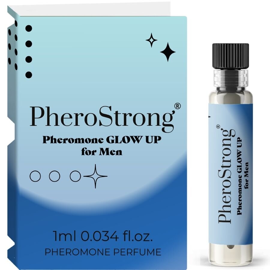PHEROSTRONG - GLOW UP PERFUME CON FEROMONAS PARA HOMBRE 1 ML - DROGUERÍA - El Arte del Placer