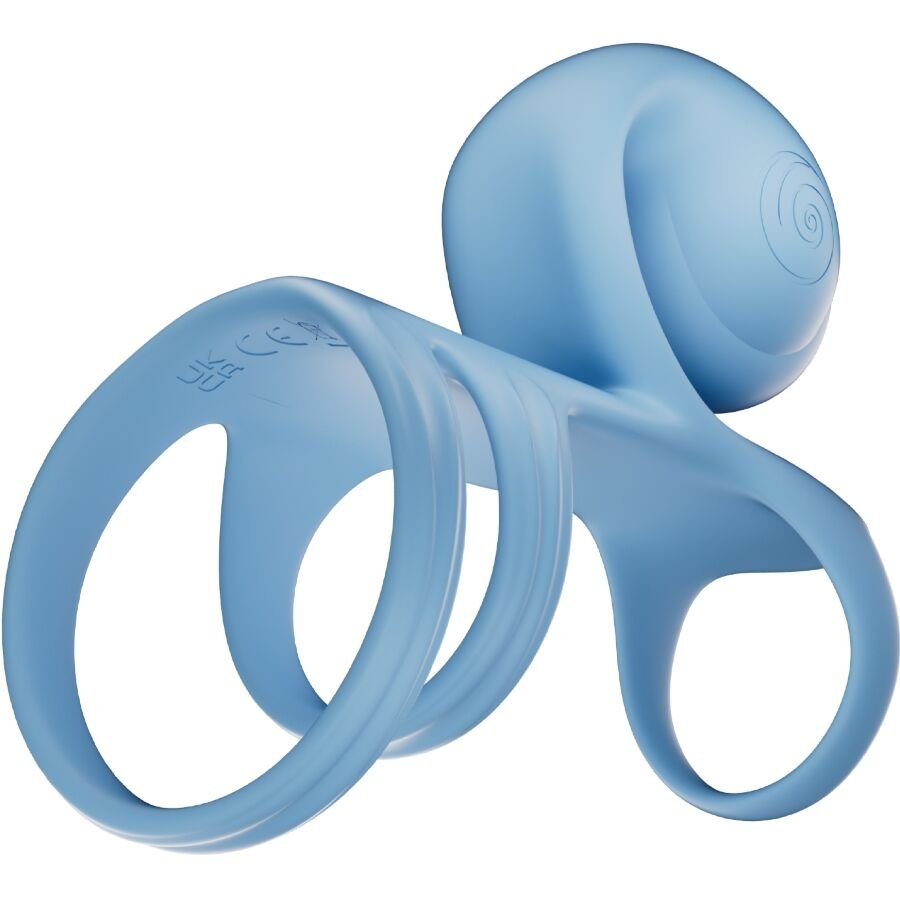 SNAIL VIBE - JOVI ARC ANILLO DE PAREJA CONTROL REMOTO AZUL - Sin categorizar - El Arte del Placer