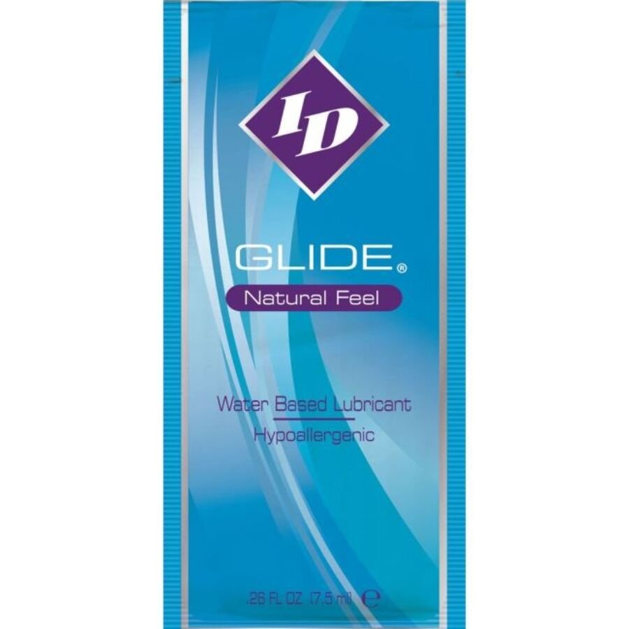 ID GLIDE - LUBRICANTE BASE AGUA MONODOSIS 7.5 ML - DROGUERÍA - El Arte del Placer