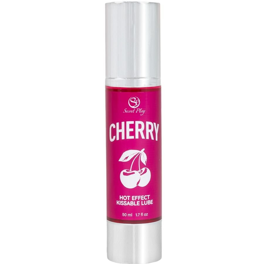 SECRETPLAY - LUBRICANTE EFECTO CALOR CEREZA 50 ML - DROGUERÍA - El Arte del Placer