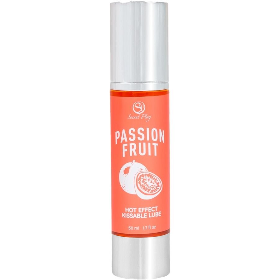 SECRETPLAY - LUBRICANTE EFECTO CALOR FRUTA DE LA PASIÓN 50 ML - DROGUERÍA - El Arte del Placer