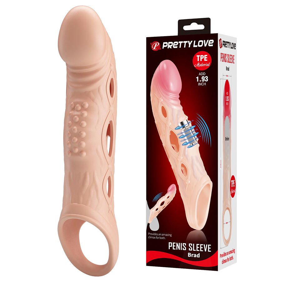 PRETTY LOVE - BRAD FUNDA PARA PENE CON VIBRACIÓN - Accesorios para el pene - El Arte del Placer