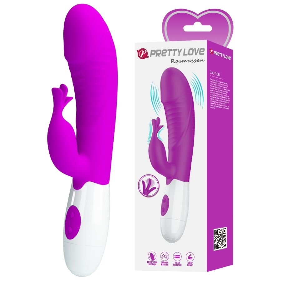 PRETTY LOVE - RASMUSSEN VIBRADOR PUNTO G MORADO - JUGUETES BIENESTAR - El Arte del Placer