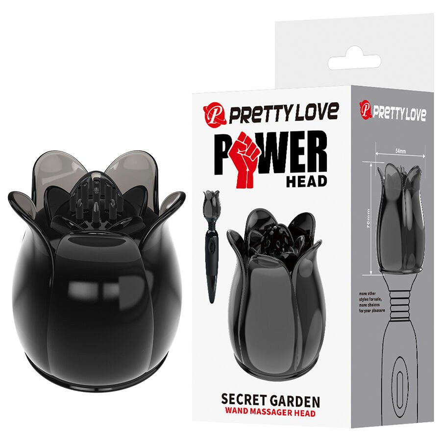 PRETTY LOVE – SECRET GARDEN CABEZAL MASAJEADOR - Estimuladores - El Arte del Placer