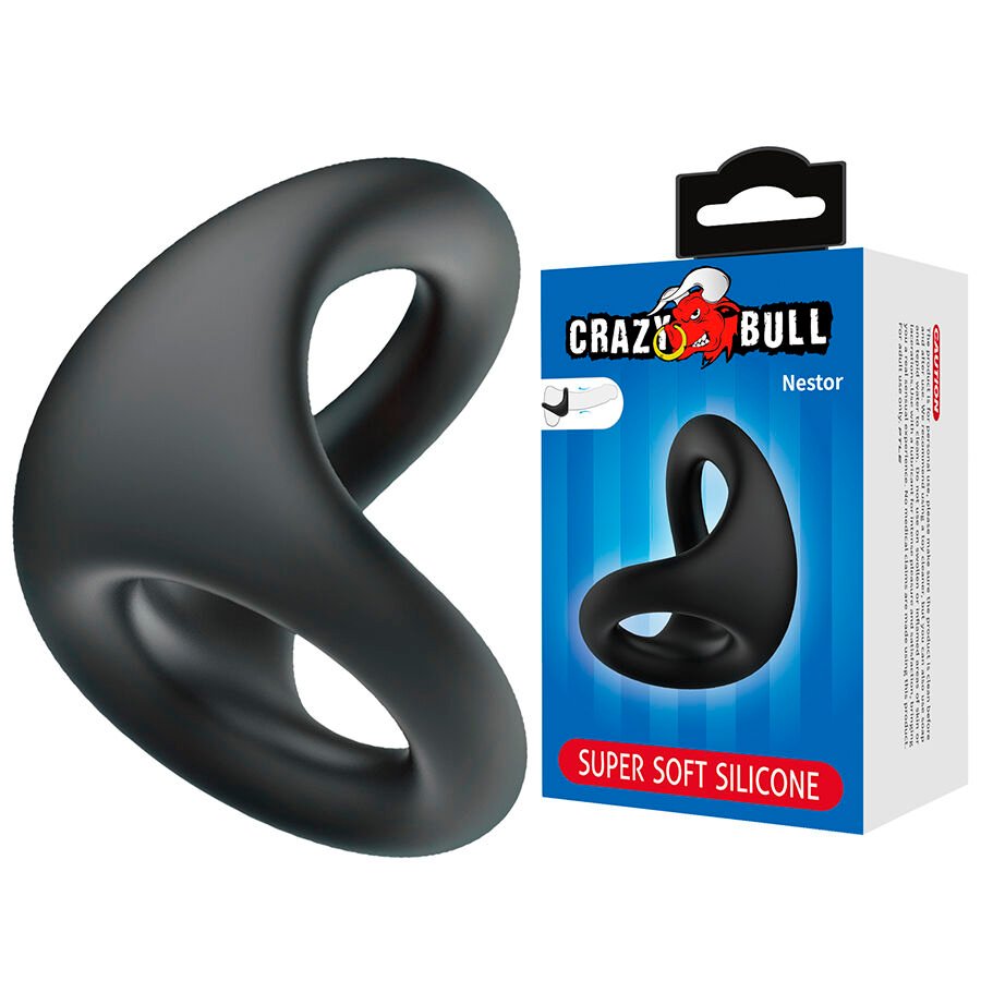 CRAZY BULL - NESTOR ANILLO ERGONÓMICO PARA PENE Y TESTÍCULOS - Accesorios para el pene - El Arte del Placer