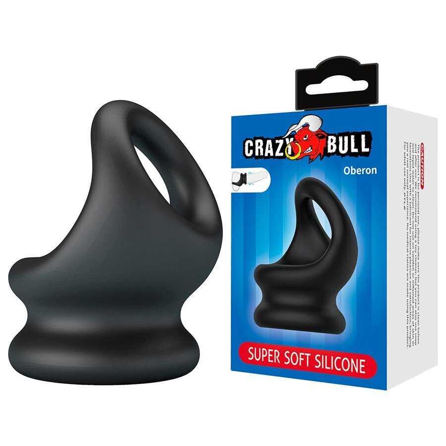 CRAZY BULL - OBERON ANILLO DE SOPORTE PARA PENE Y TESTÍCULOS - Accesorios para el pene - El Arte del Placer