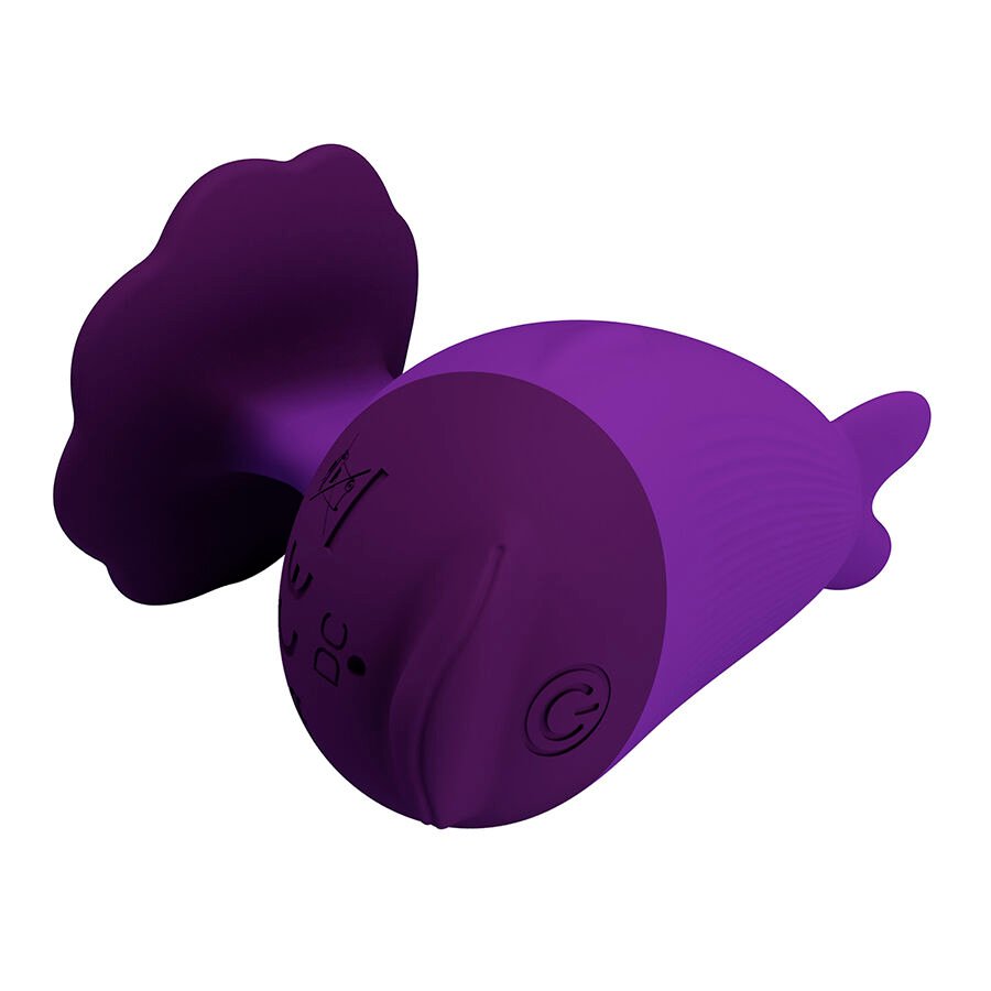 PRETTY LOVE - DOLPHIN MINI VIBRADOR CON SUJECIÓN - Estimuladores - El Arte del Placer