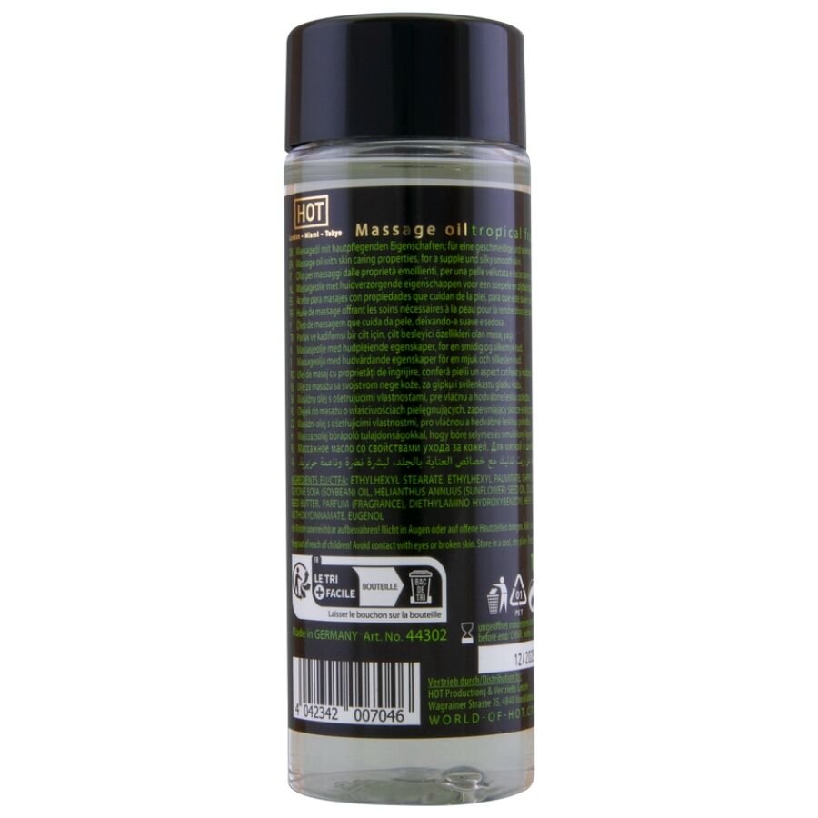 HOT - ACEITE DE MASAJE FRUTA TROPICAL 100 ML - Aceites con Sabores - El Arte del Placer