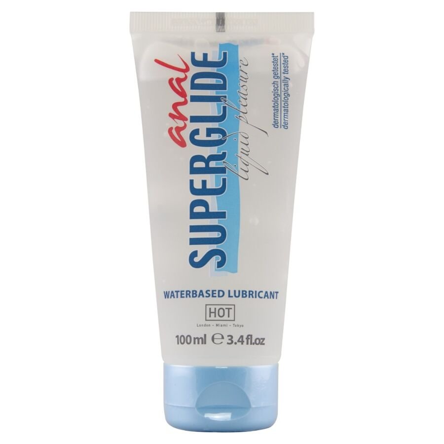 HOT - ANAL SUPERGLIDE LIQUID PLEASURE LUBRICANTE ANAL BASE AGUA 100 ML - Anal - El Arte del Placer