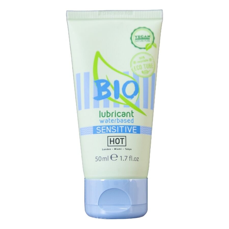 HOT - BIO LUBRICANT LUBRICANTE BIO BASE AGUA SENSIBLE 50 ML - Base Agua - El Arte del Placer