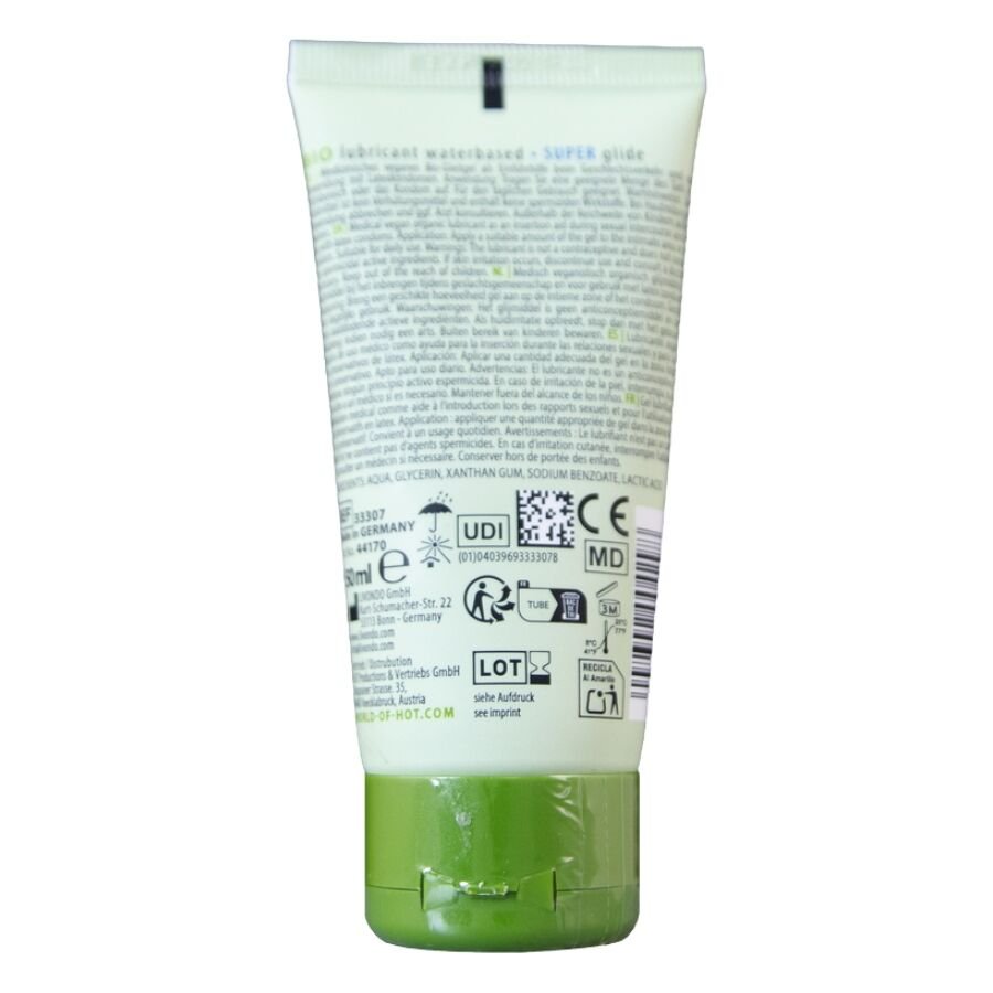 HOT - BIO LUBRICANT LUBRICANTE BIO BASE AGUA 50 ML - Base Agua - El Arte del Placer