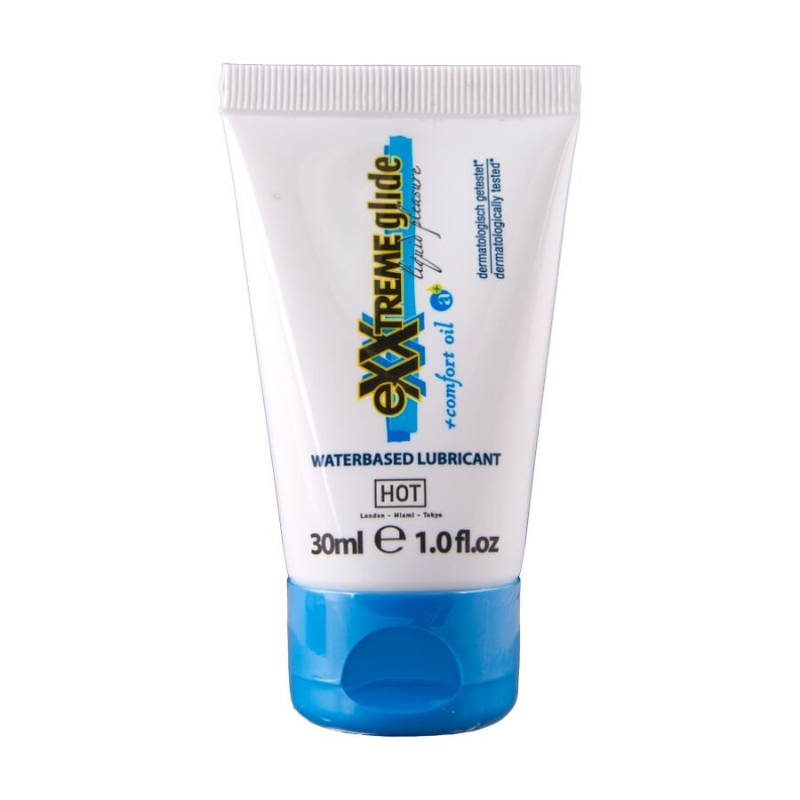 HOT - EXXTREME GLIDE LUBRICANTE BASE AGUA + ACEITE CONFORT A+ 30 ML - Base Agua - El Arte del Placer