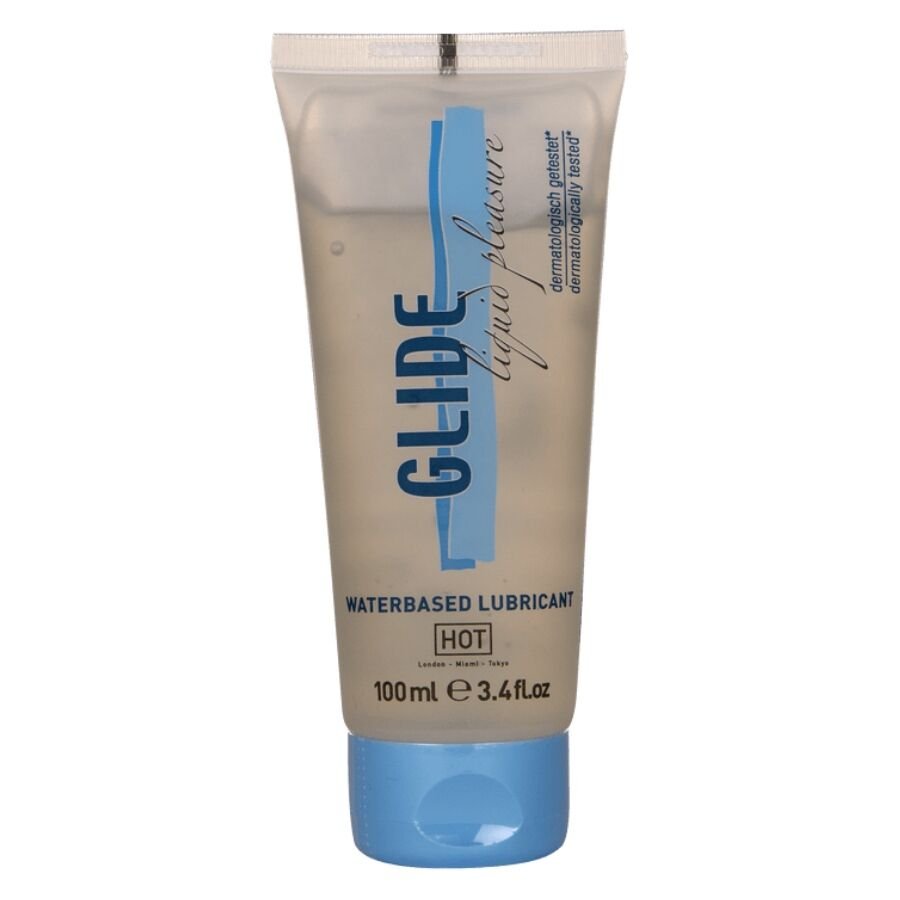 HOT - GLIDE LIQUID PLEASURE LUBRICANTE BASE AGUA 100 ML - Base Agua - El Arte del Placer