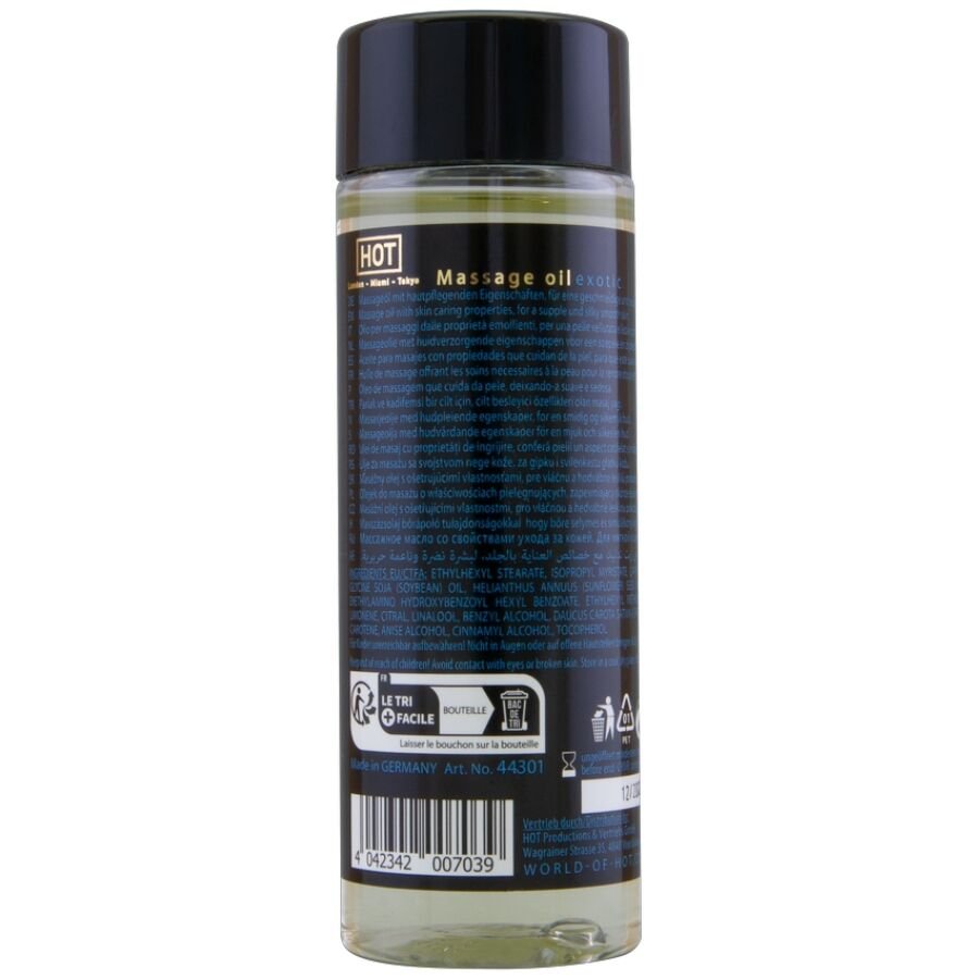 HOT - ACEITE DE MASAJE EXOTIC-SPECIAL 100 ML - Aceites con Sabores - El Arte del Placer