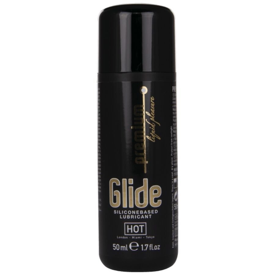 HOT - PREMIUM SILICONE GLIDE LUBRICANTE BASE SILICONA 50 ML - Base Silicona - El Arte del Placer