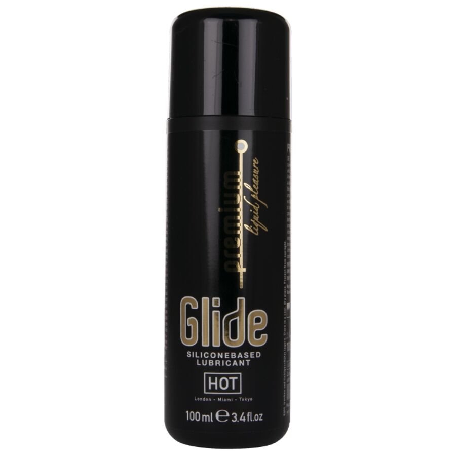 HOT - PREMIUM SILICONE GLIDE LUBRICANTE BASE SILICONA 100 ML - Base Silicona - El Arte del Placer