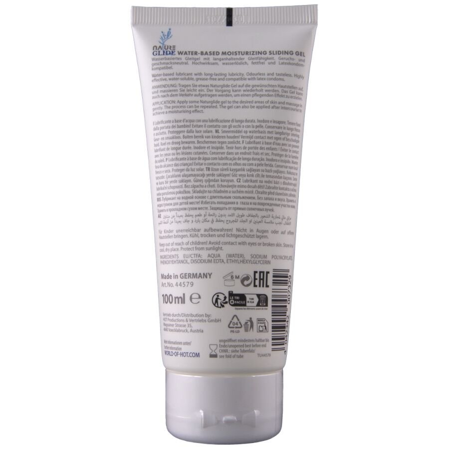HOT - NATURE GLIDE LUBRICANTE BASE AGUA 100 ML - Base Agua - El Arte del Placer