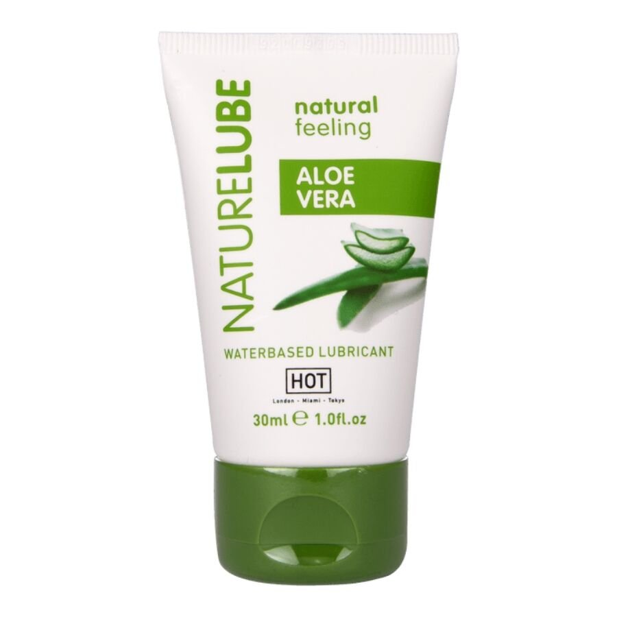 HOT - NATURE LUBE LUBRICANTE BASE AGUA ALOE VERA 30 ML - Base Agua - El Arte del Placer