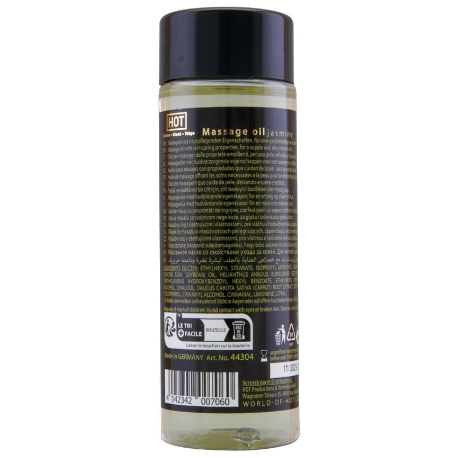 HOT - ACEITE DE MASAJE JASMINE 100 ML - Aceites con Sabores - El Arte del Placer