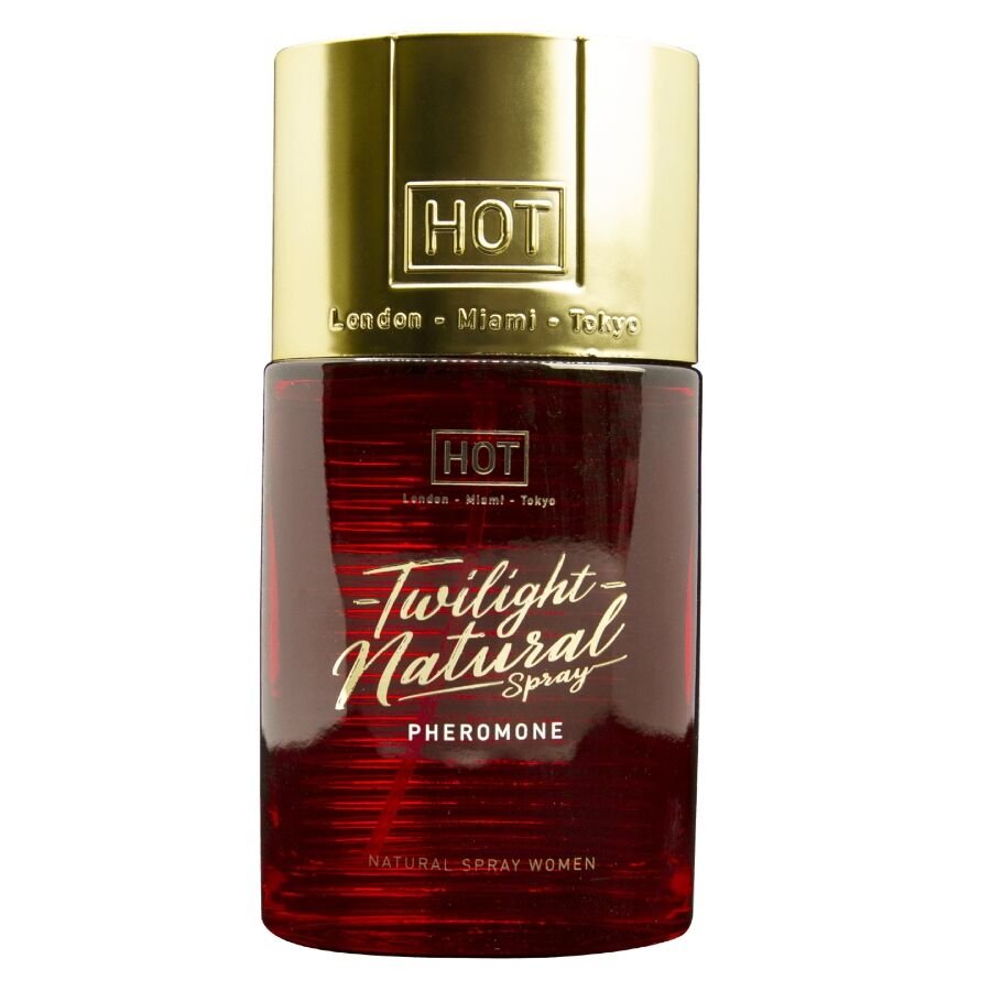 HOT - TWILIGHT NATURAL CON FEROMONAS MUJER 50 ML - DROGUERÍA - El Arte del Placer