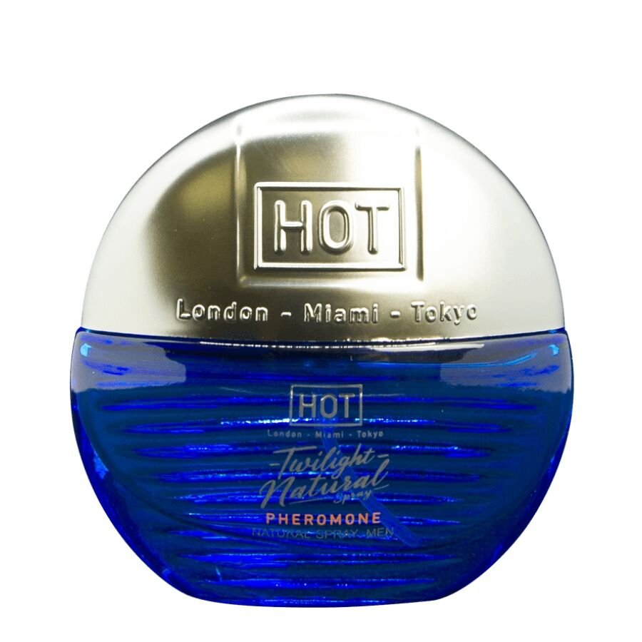 HOT - TWILIGHT NATURAL CON FEROMONAS HOMBRE 15 ML - DROGUERÍA - El Arte del Placer
