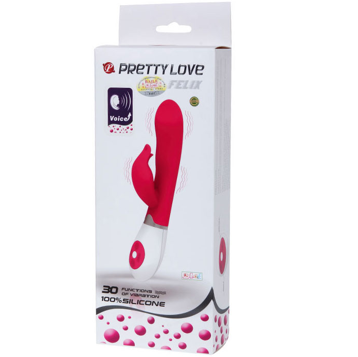 PRETTY LOVE FLIRTATION - FELIX CON VIBRACION POR VOZ - JUGUETES BIENESTAR - El Arte del Placer
