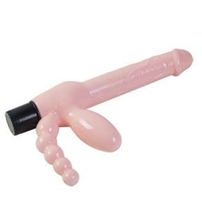 BAILE - ARNÉS SIN CUERDA TPR CON VIBRACIÓN Y ESTIMULACION ANAL 25.4 CM - Arneses - El Arte del Placer