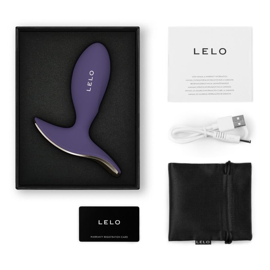 LELO - SURFER 2 PLUG ANAL VIBRADOR UNISEX MORADO - Sin categorizar - El Arte del Placer