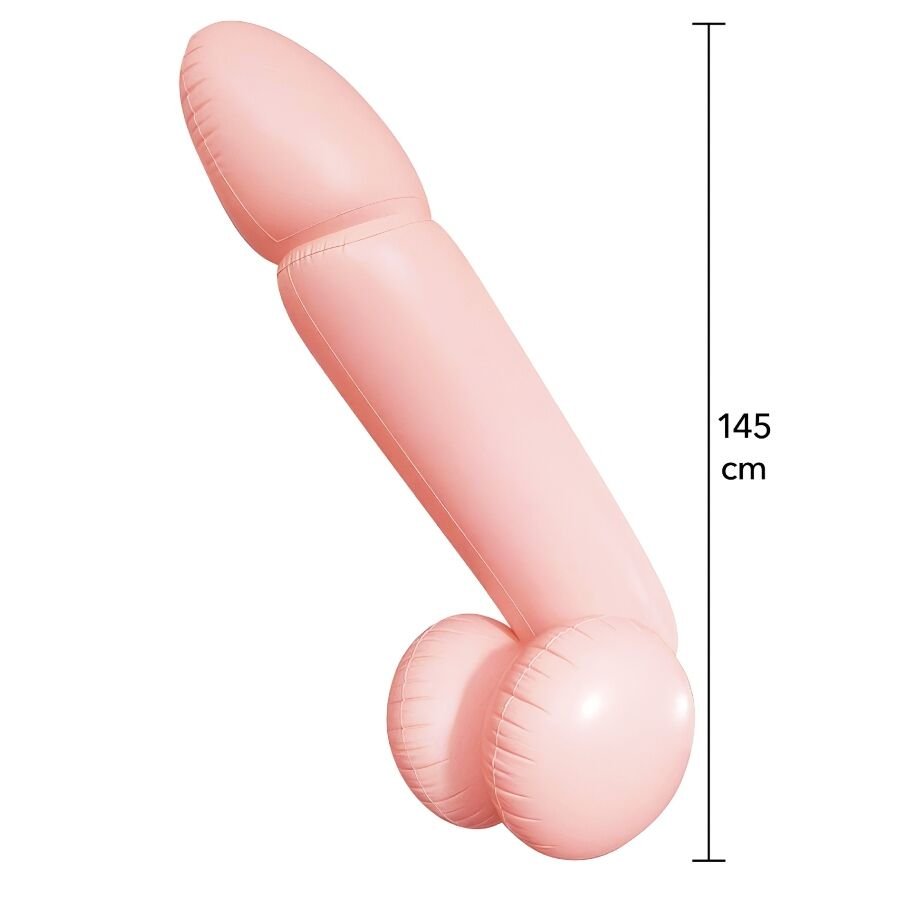 HIDDEN DESIRE - GIANT WILLY PENE INFLABLE GIGANTE 145 CM - JUGUETES BIENESTAR - El Arte del Placer