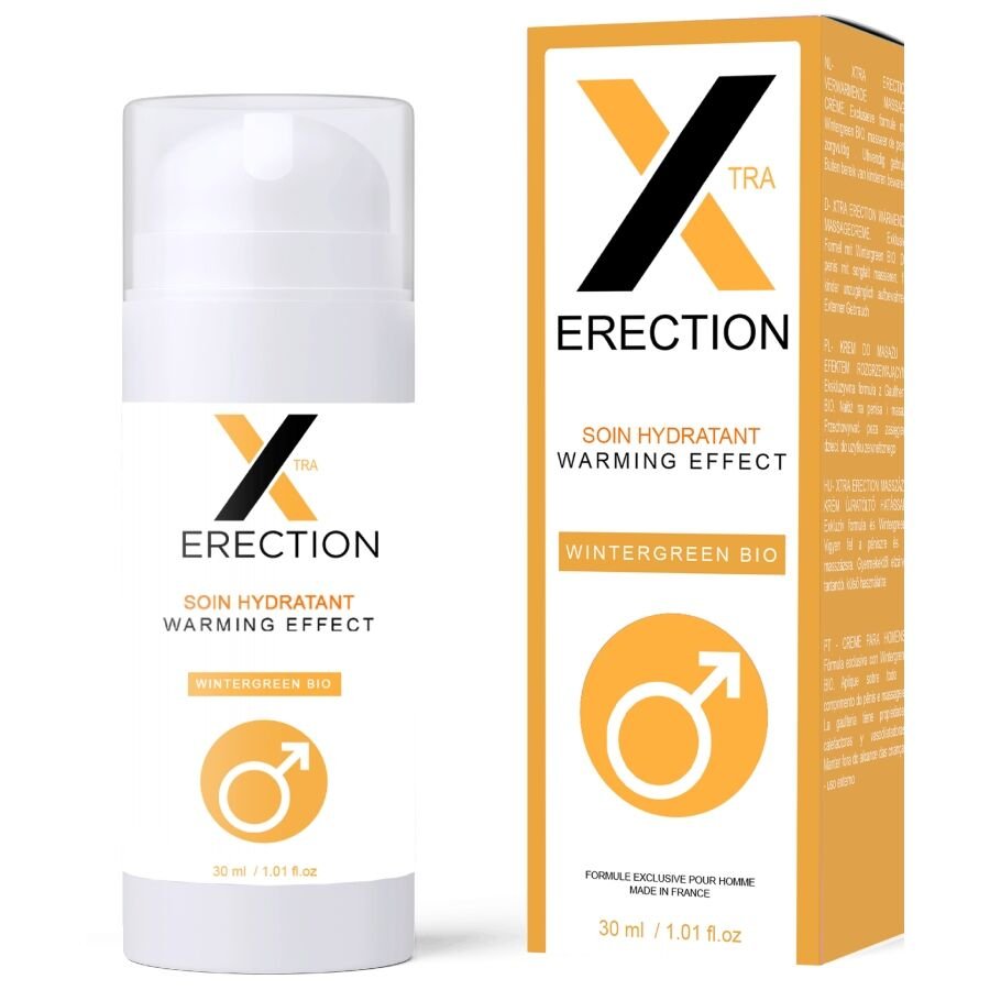RUF - X ERECTION CREMA ERECCIÓN EFECTO CALOR 40 ML - Aumento Erección - El Arte del Placer