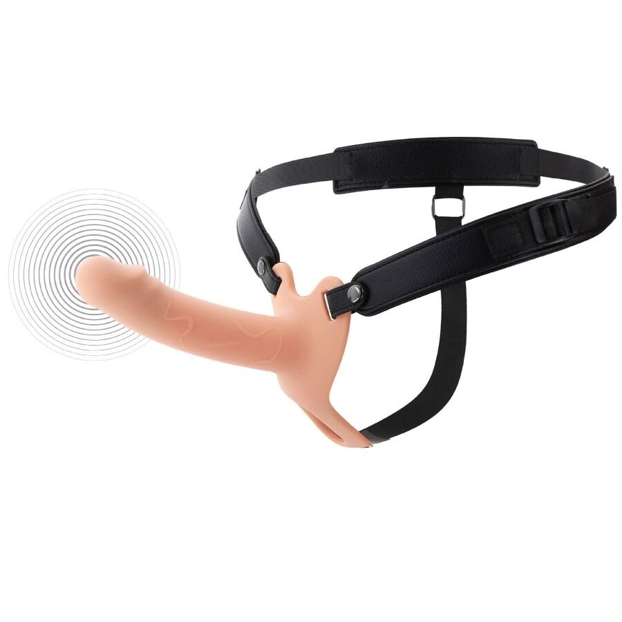 HIDDEN DESIRE - INFERNO STRAP-ON FUNDA PARA PENE CON VIBRACIÓN 16 CM - Accesorios para el pene - El Arte del Placer