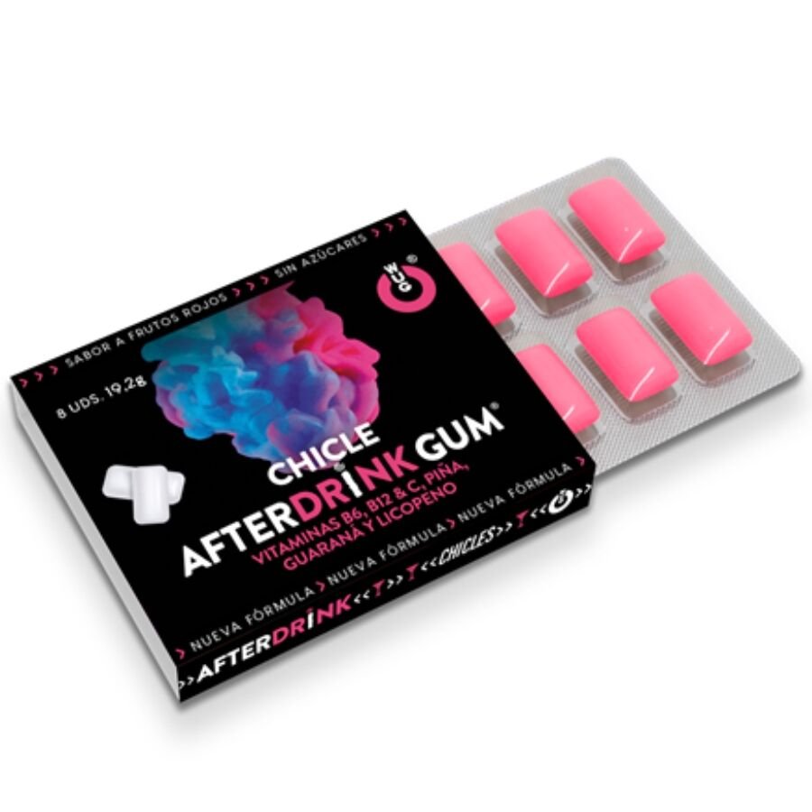 WUG After Drink – 1 X 8 UDS | El chicle funcional que te ayuda a recuperar energía tras la noche - Chicles Estimulantes…