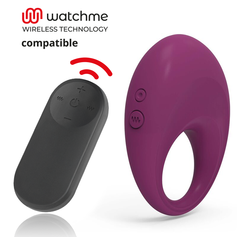 COVERME - DYLAN ANILLO RECARGABLE + MANDO CONTROL REMOTO WATCHME - Accesorios para el pene - El Arte del Placer