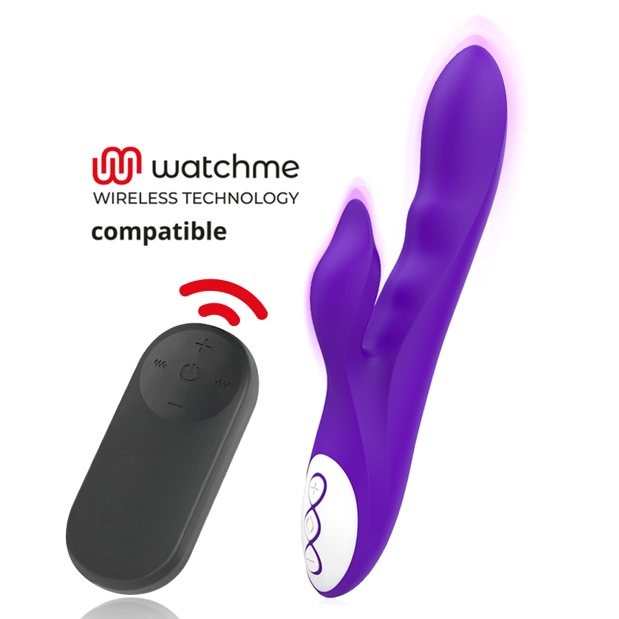GALATEA - GALO VIBRADOR LILA + MANDO CONTROL REMOTO WATCHME - JUGUETES BIENESTAR - El Arte del Placer