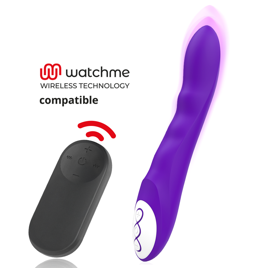 GALATEA - DANTE VIBRADOR LILA + MANDO CONTROL REMOTO WATCHME - Estimuladores - El Arte del Placer
