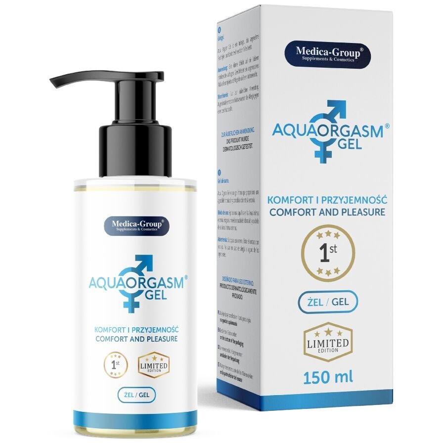 MEDICA GROUP – AQUA ORGASM GEL ÍNTIMO 150 ML - Base Agua - El Arte del Placer