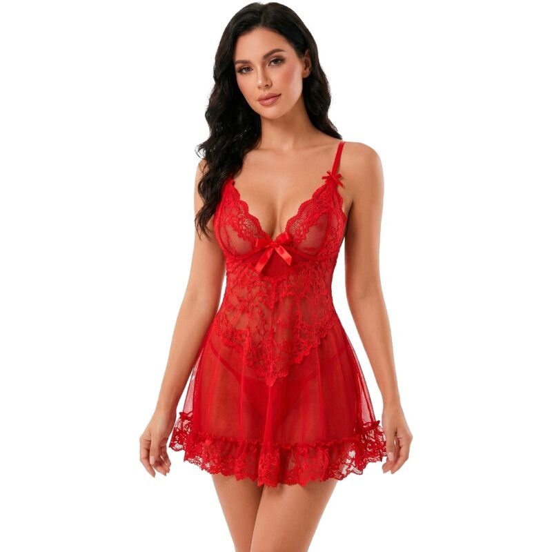 LIVCO CORSETTI FASHION – NUIT SET CAMISETA + PANTY 2028 - Babydoll - El Arte del Placer