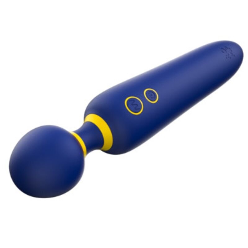 ROMP - FLIP VIBRADOR WAND SILENCIOSO 10 MODOS AZUL - JUGUETES BIENESTAR - El Arte del Placer