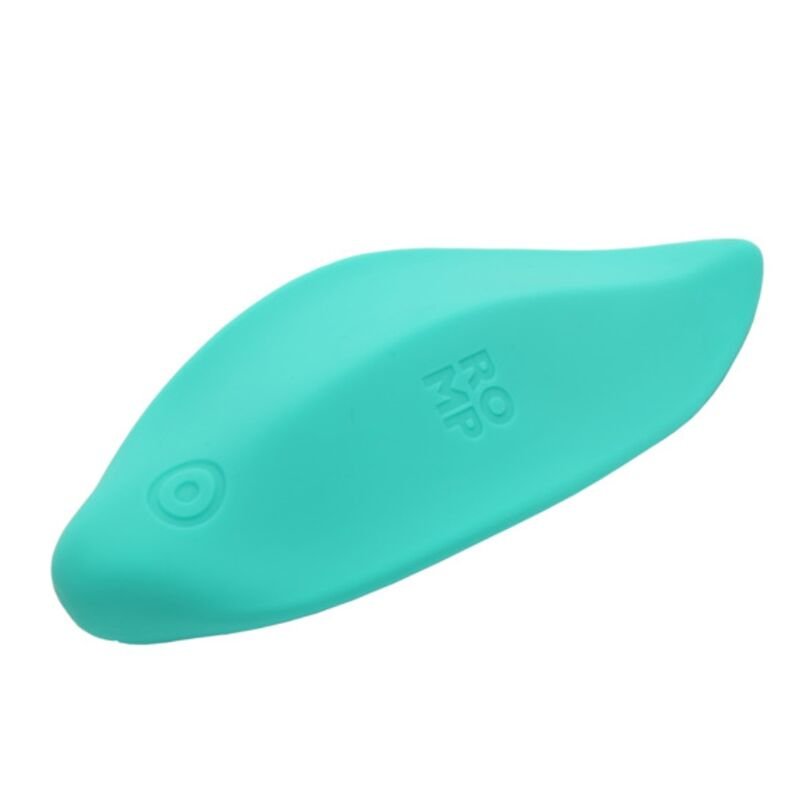 ROMP - WAVE VIBRADOR ESTIMULADOR DE CLÍTORIS FORMA ERGONÓMICA VERDE AGUA - Estimuladores - El Arte del Placer