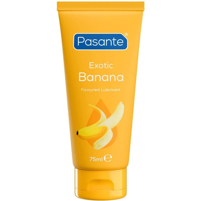 PASANTE - LUBRICANTE SABOR BANANA A BASE DE AGUA 75 ML - Con deliciosos Sabores - El Arte del Placer