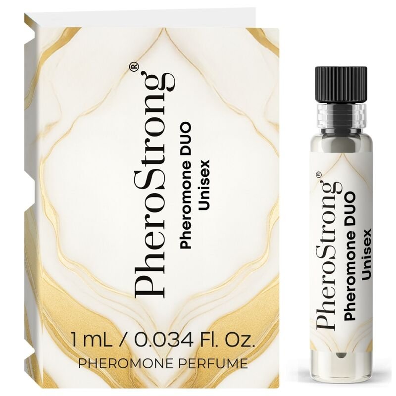 PHEROSTRONG - DUO PERFUME CON FEROMONAS UNISEX 1 ML - DROGUERÍA - El Arte del Placer