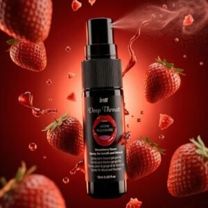 INTT - DEEP THROAT MORE PLEASURE SPRAY ORAL SABOR FRESA - DROGUERÍA - El Arte del Placer