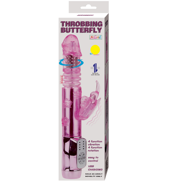 BAILE - U.S. RABBIT THROBBING MARIPOSA - JUGUETES BIENESTAR - El Arte del Placer