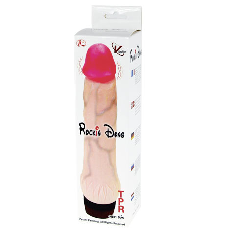 BAILE - ROCKIN DONG PENE CYBER SKIN III - Dildos sin Vibración - El Arte del Placer