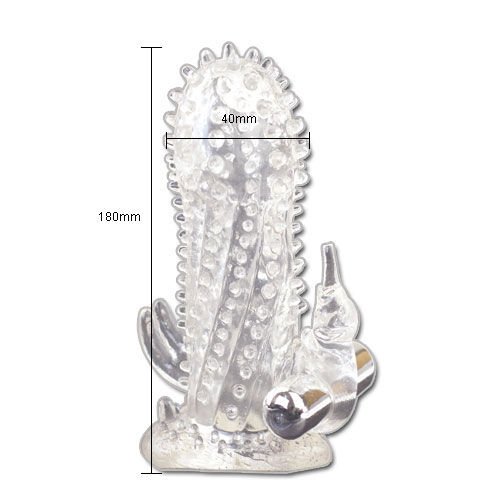 BAILE - BRAVE MAN EXTENSIÓN PENE VIBRADOR RABBIT - Accesorios para el pene - El Arte del Placer