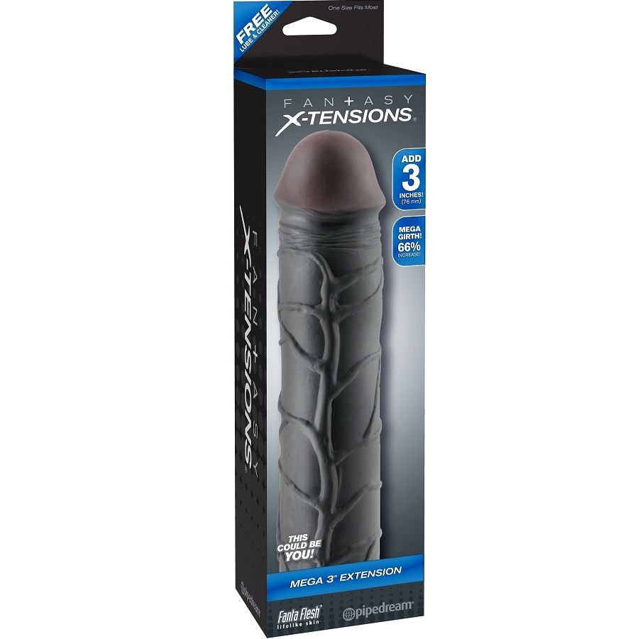 FANTASY X- TENSIONS – MEGA 3 EXTENSIÓN PARA EL PENE - Accesorios para el pene - El Arte del Placer