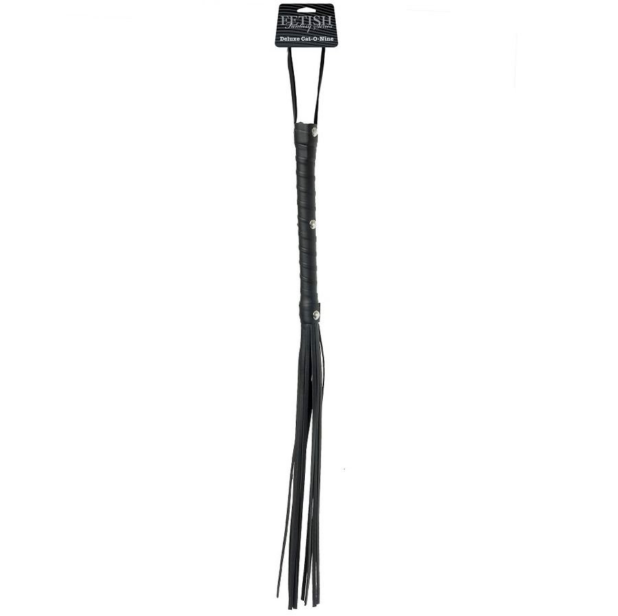 FETISH FANTASY LIMITED EDITION - LATIGO AZOTADOR PIEL NEGRO - Artículos BDSM - El Arte del Placer