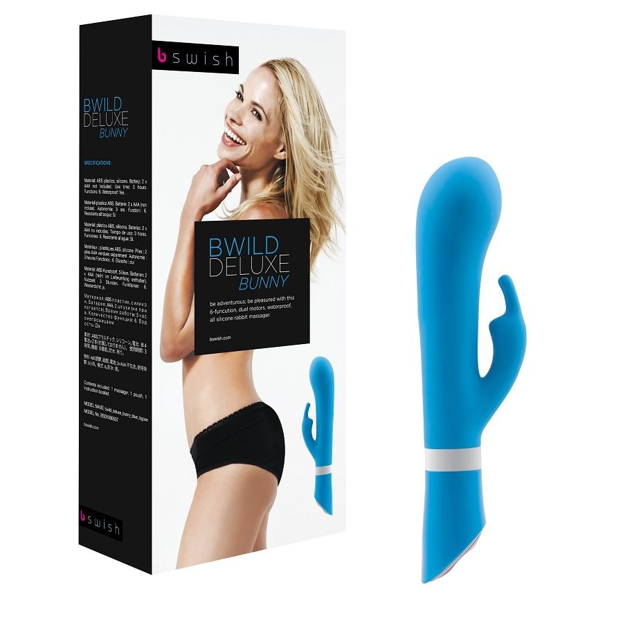 B SWISH – BWILD DELUXE BUNNY RABBIT VIBRATOR JADE - JUGUETES BIENESTAR - El Arte del Placer