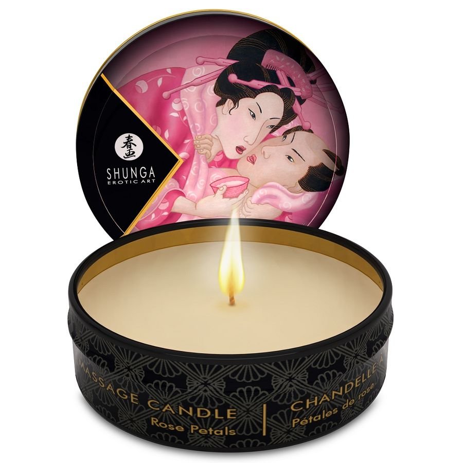 SHUNGA - MINI CARESS BY CANDLELIGHT DISPLAY VELAS MASAJE 24 UDS - DROGUERÍA - El Arte del Placer
